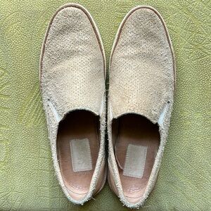 Ugg Adley Stardust gold slip on sneakers size 8